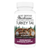 Host Defense Turkey Tail capsules bottle front highlighting digestive health support