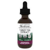 Host Defense Turkey Tail Extract bottle label indicating digestive health support.
