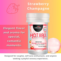 Hot Flowers Chocolate massage oil ball with seductive aroma