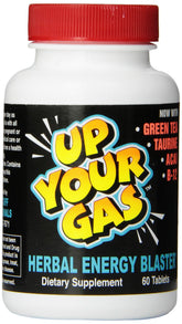 Hot Stuff Nutritionals UP Your Gas bottle front view for on-the-go energy.