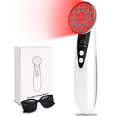 Hottoerak red light therapy handheld device front view for at-home sessions.