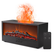 Hotwill fireplace flame diffuser front view creates a cozy, aromatic ambiance.