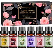 Hovacota Essential Oil Set with six fragrances for diffusers and DIY projects