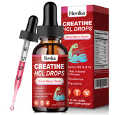 Hovika Creatine HCL liquid drops bottle for convenient daily use.