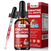 Hovika Creatine HCL liquid drops bottle for convenient daily use.
