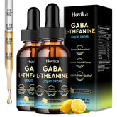 Hovika GABA L-Theanine Drops bottle with lemon flavor for daily calm