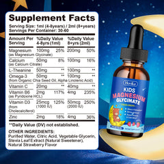 Pouring Hovika drops to begin a bedtime routine for calm.