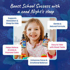 Hovika Kids Magnesium Drops pour spout for easy daily dosing.