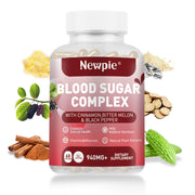HOWEEJET Blood Sugar Complex bottle showing 60 capsules for daily wellness support