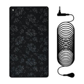 HRSDZKJ grounding mat on bed surface supports restful sleep and skin contact.