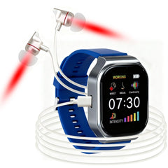 Hsiohe ear attachment enables soothing ear relief with gentle red-light therapy.