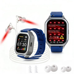 Hsiohe 3-in-1 red-light watch front view for daily relaxation.