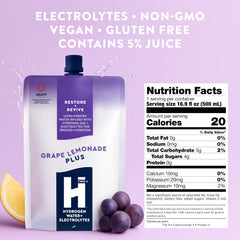 HTWO Plus hydrogen water packet ready for use on the go