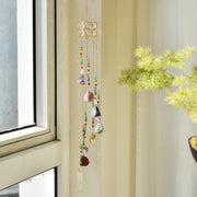 HTXYCTH Hanging Crystals Decoration catching window light with vibrant color