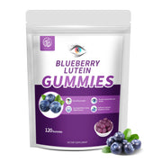 Hudetex Blueberry Lutein Gummies bottle for easy daily eye support.