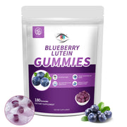 Hudetex Blueberry Lutein Gummies packaging for on-the-go eye support