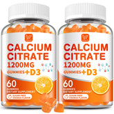 Hudetex Calcium Citrate 1200mg with D3 bottle promotes daily bone support.
