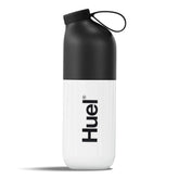 Huel Black Edition shaker with BPA-free Tritan body for durable daily use.