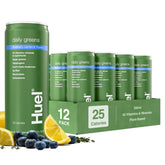 Huel Daily Greens blueberry lemon thyme drink, refreshing morning boost