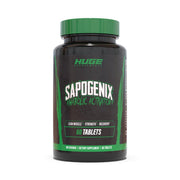 Huge Supplements Sapogenix bottle and capsules for lean muscle support and recovery.