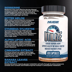 Huge Supplements Utilize capsules closeup highlighting easy-to-swallow design
