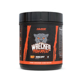 Huge Supplements Wrecked bottle front, a pre-workout energy boost in view.