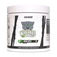 Huge Supplements Wrecked Core bottle for on-the-go pre-workout energy