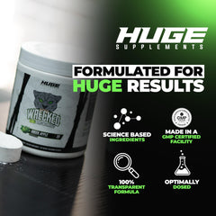 Huge Supplements Wrecked Core powder ready to mix for energy