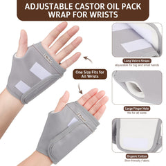 HUIJUTCHEN three-layer wrap with cotton inner, nylon exterior, oil-proof middle layer.