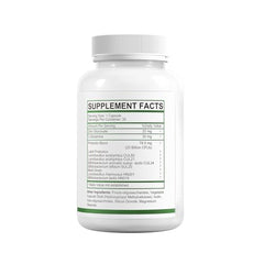 HUJ Intestinal Restore capsules close-up highlighting easy-to-swallow vegetarian capsules