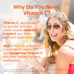 HUJ Vitamin C 500mg daily dose bottle in a wellness routine scene.