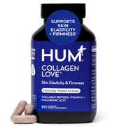 HUM Collagen Love Skin bottle pour supports easy daily use in a skincare routine