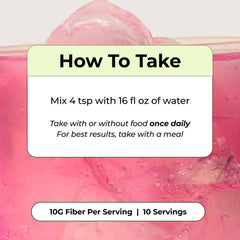 HUM Flatter Me glass with drink showcases refreshing strawberry lemon flavor.