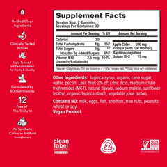 Close-up of The Mother in HUM Pro ACV Gummies highlights natural digestive support.