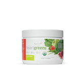 Humann HeartGreens front canister with green apple flavor for daily greens boost.