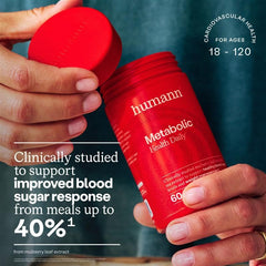Humann Mulberry Leaf Extract bottle with patented extract for post-meal balance