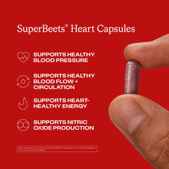 Humann SuperBeets bottle front; convenient daily supplement routine.