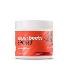 Humann SuperBeets Sport bottle with pour shows convenient endurance support