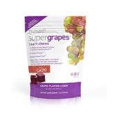 Humann SuperGrapes Chews bottle showing grape flavor for easy daily supplementation.