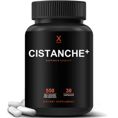 Humanx Cistanche+ capsules bottle for convenient daily use.