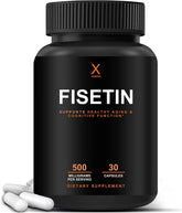 HUMANX Fisetin 500mg bottle with capsules for daily wellness routine