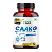 Humming Herbs CAAKG bottle front, vegan calcium supplement for daily energy