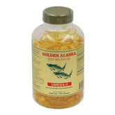 HunterShop Golden Alaska Deep Sea Fish Oil bottle, sustainable salmon source for daily omega-3.