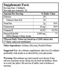 HunterShop Golden Alaska Deep Sea Fish Oil capsules close-up highlighting fresh wild salmon origin.