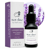 Hustle & Blush Lavender Rain bottle pour adds quick fragrance boost.