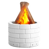 HUTIP Bonfire diffuser with campfire flame for cozy living room ambiance
