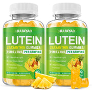 HUUAYAO Lutein Gummies bottle for daily eye comfort during screen time.