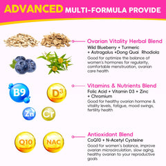 40:1 ratio label highlights ideal balance for hormone support and cycle wellness