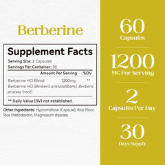 HyberVive Berberine on a dinner table suggesting post-meal use.