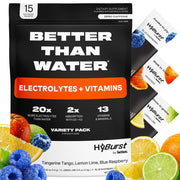 Hyburst Better Than Electrolyte powder tub for refreshing hydration and balanced flavor